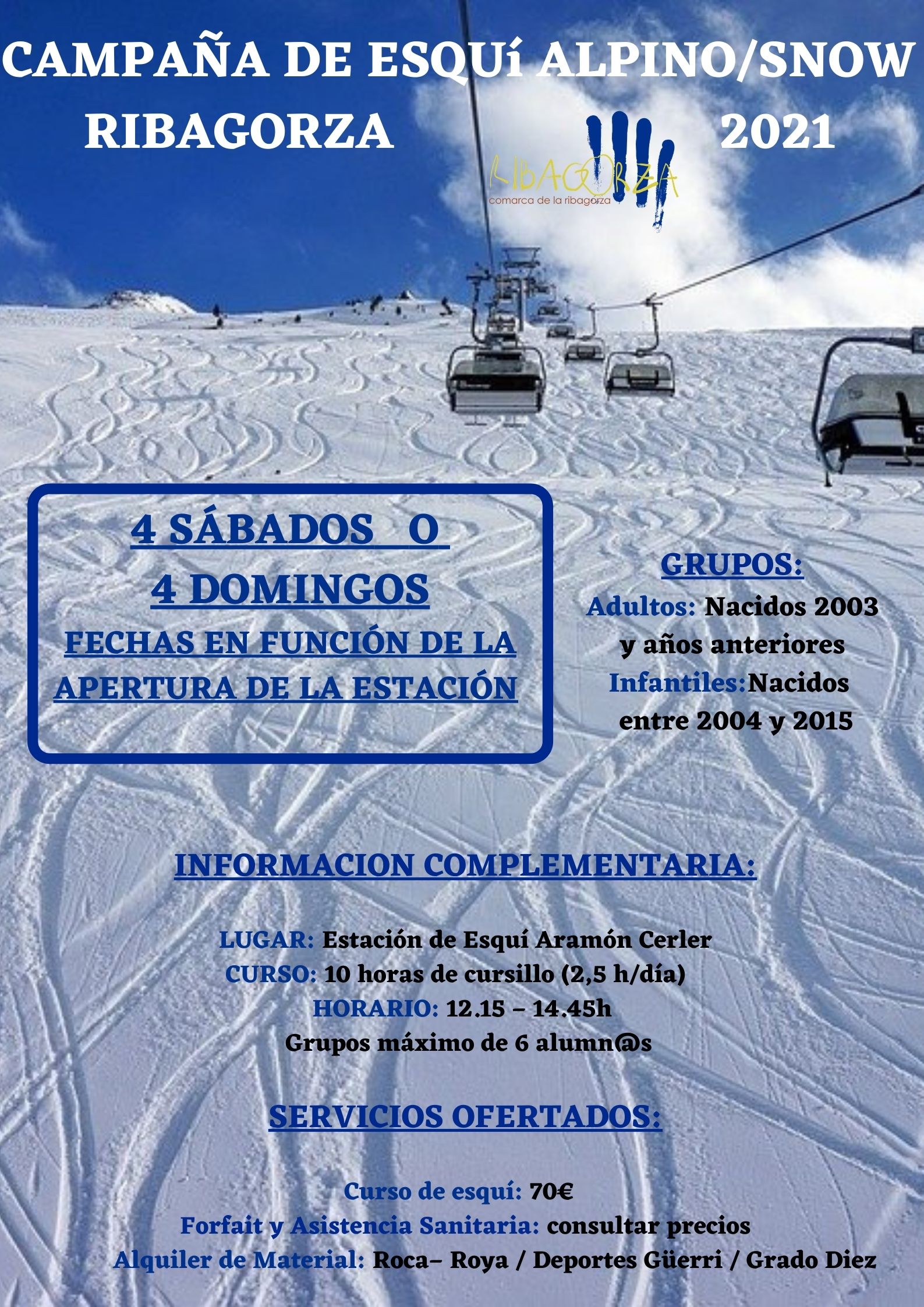 MODIFICACIÓN CAMPAÑA ESQUÍ ALPINO/SNOW